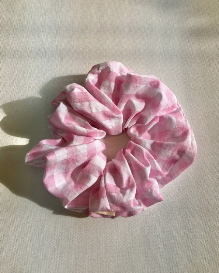 Gingham Scrunchies - Sakura