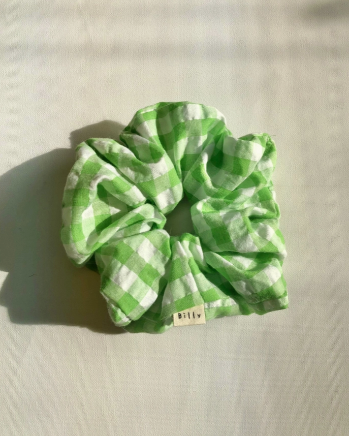 Gingham Scrunchies - Sprout
