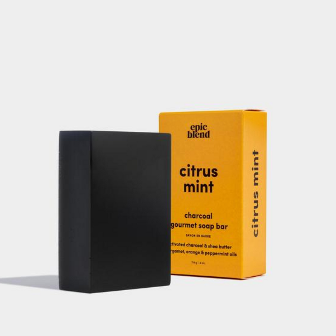 Citrus Mint Charcoal Bar Soap