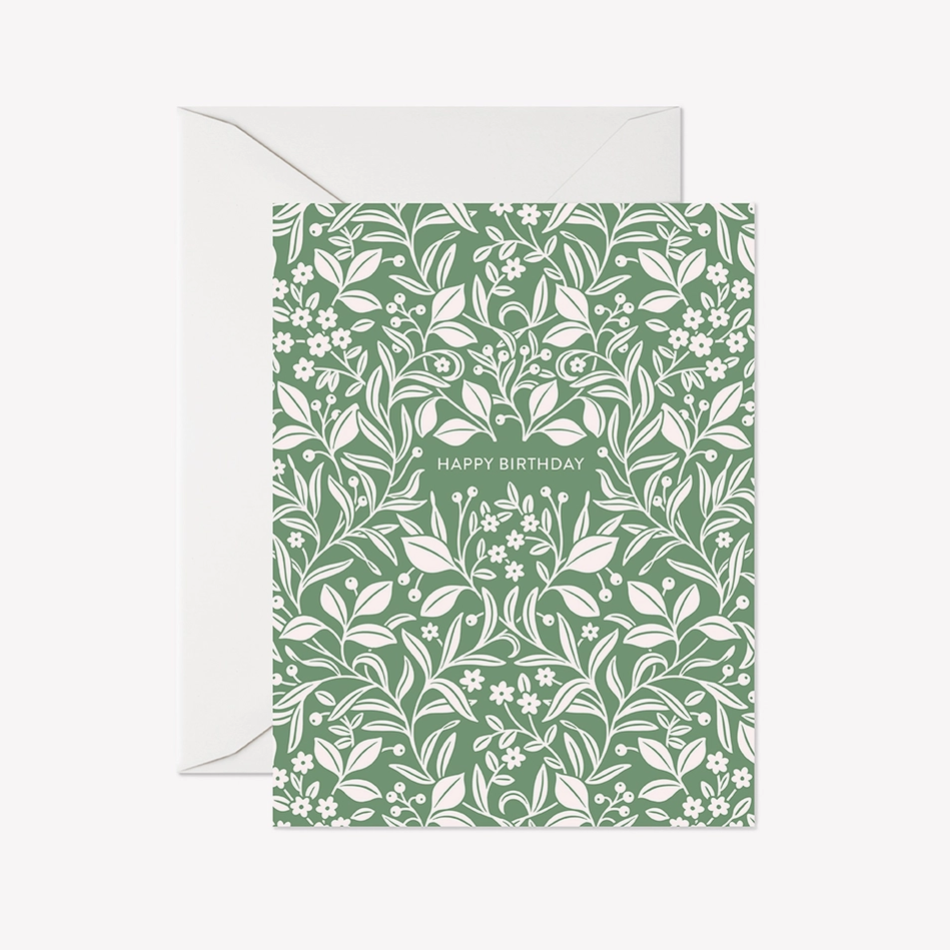 Meadowlace Birthday Card