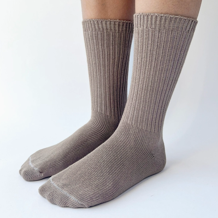 Dyed Cotton Socks - Portobello
