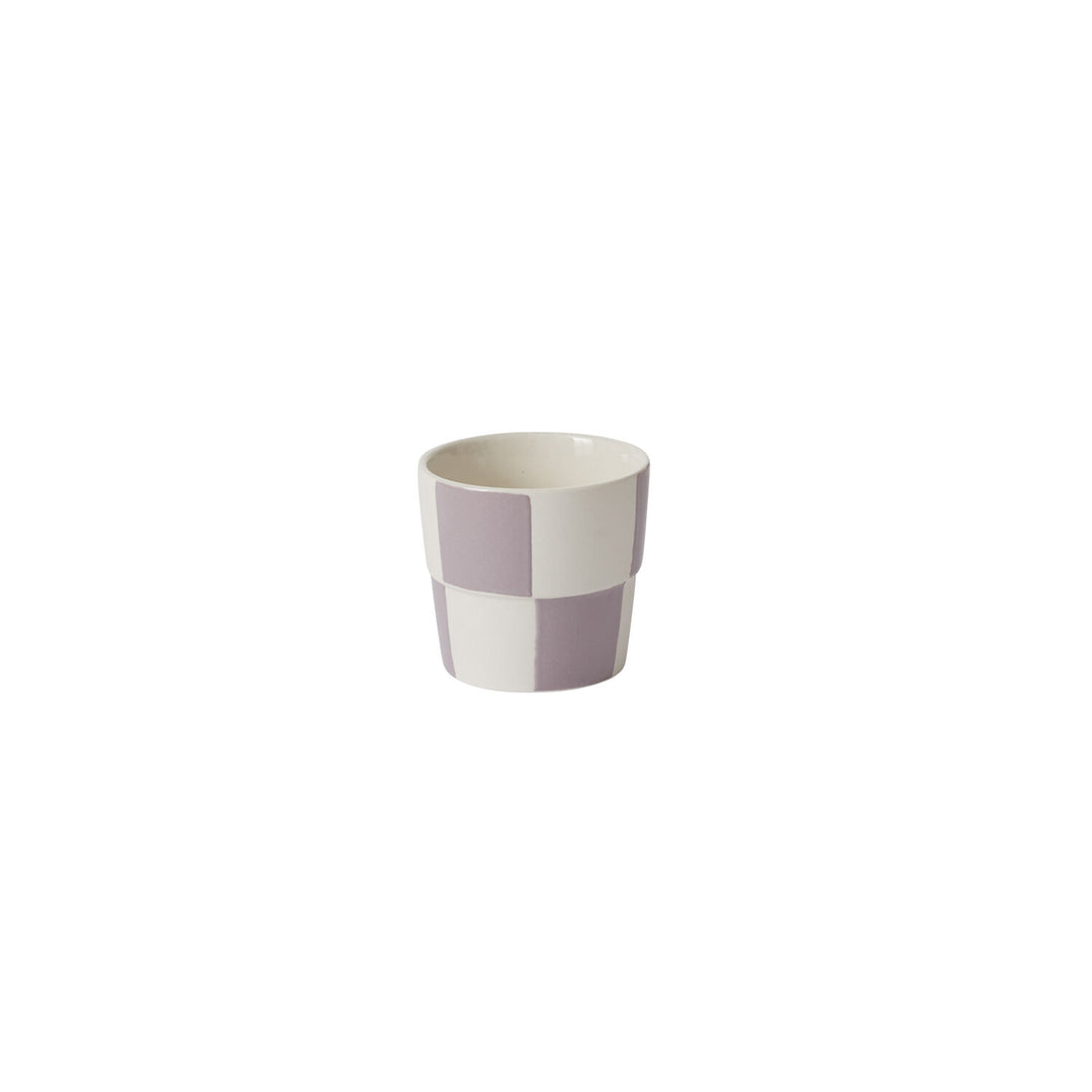 Checkerboard Pot - Purple - 3"