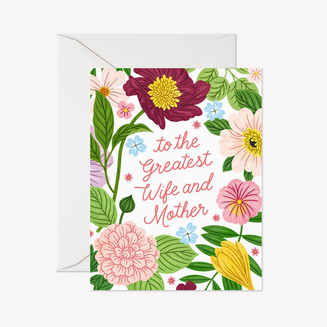 Greatest Wife and Mother Card