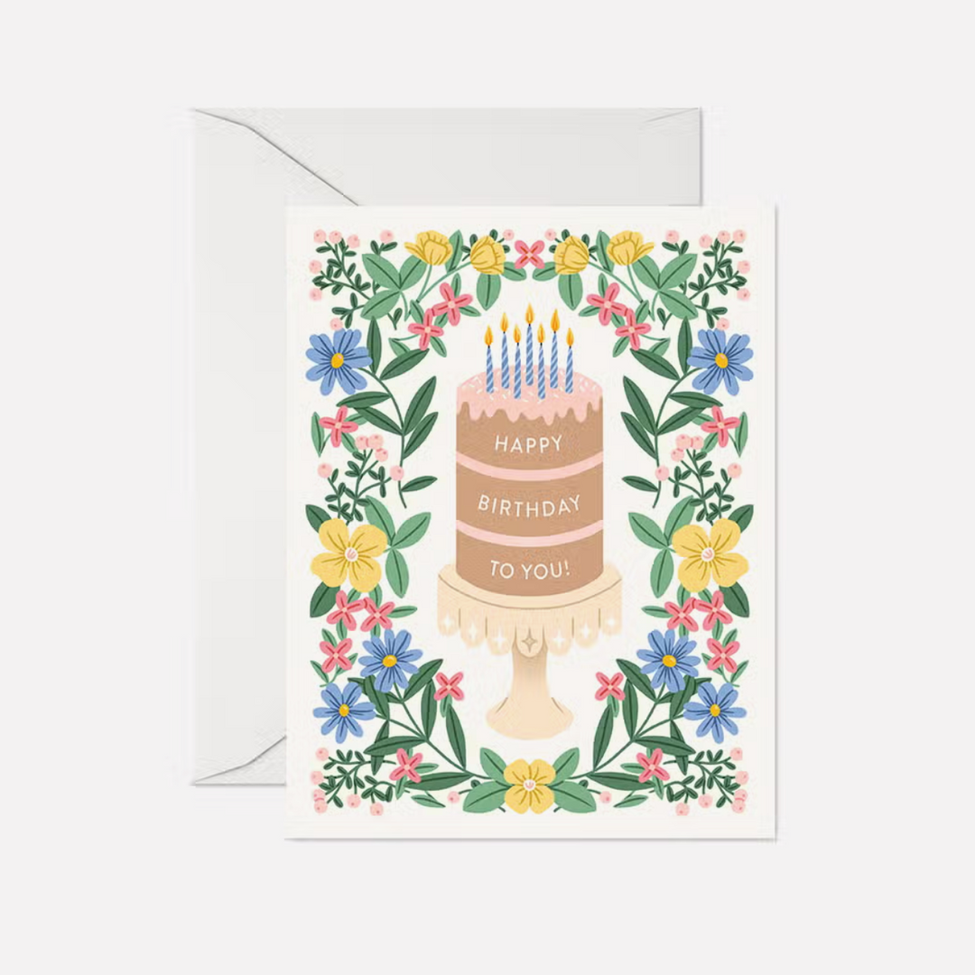 Happy Birthday Cake Card