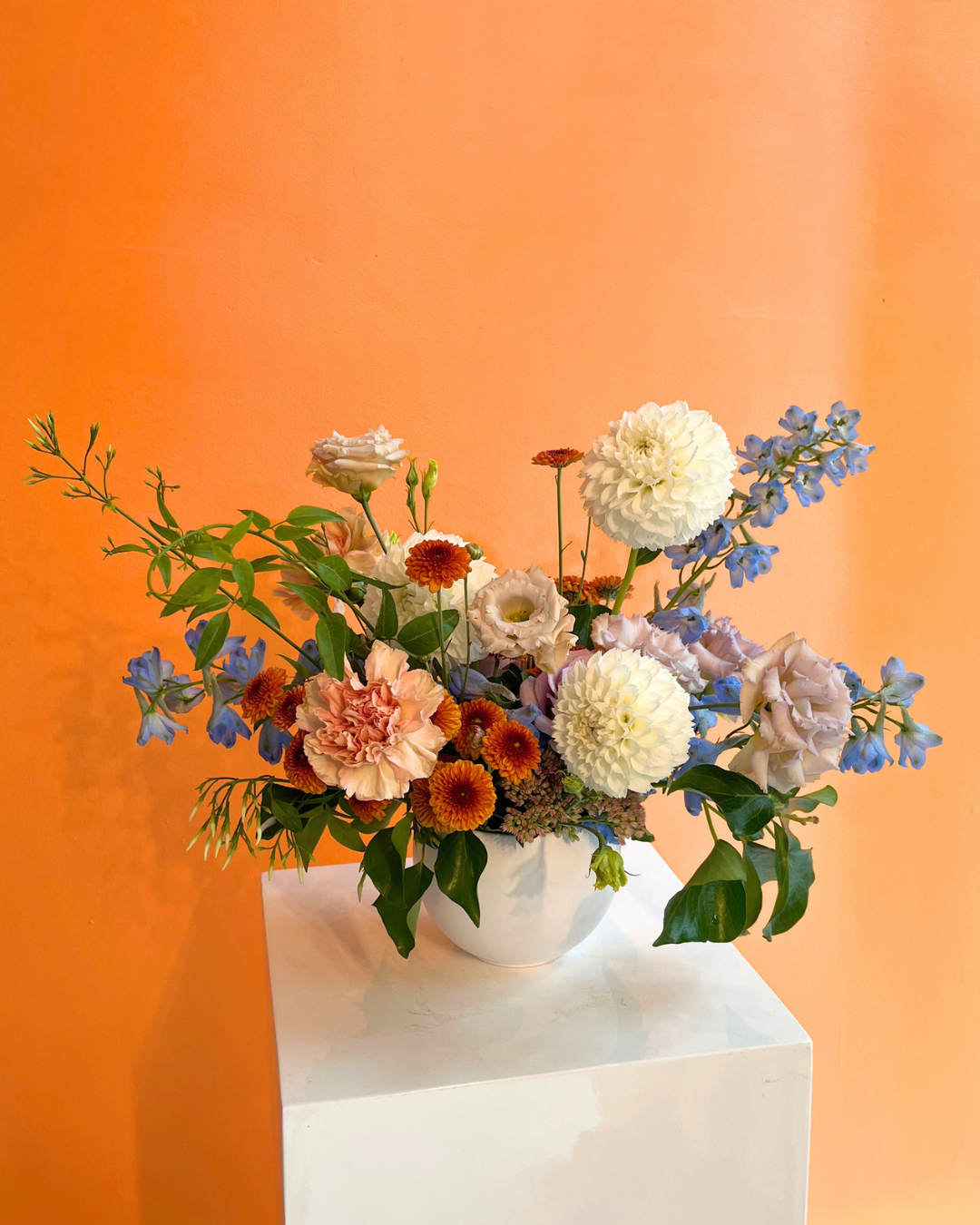 The Dinner Party | Floral Centrepiece + Taper Candles