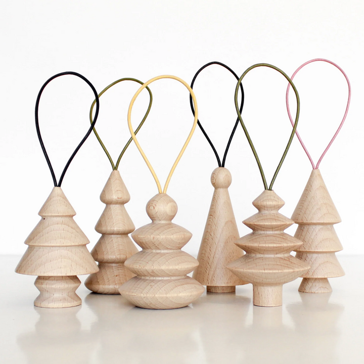 Wooden Christmas Tree Ornament