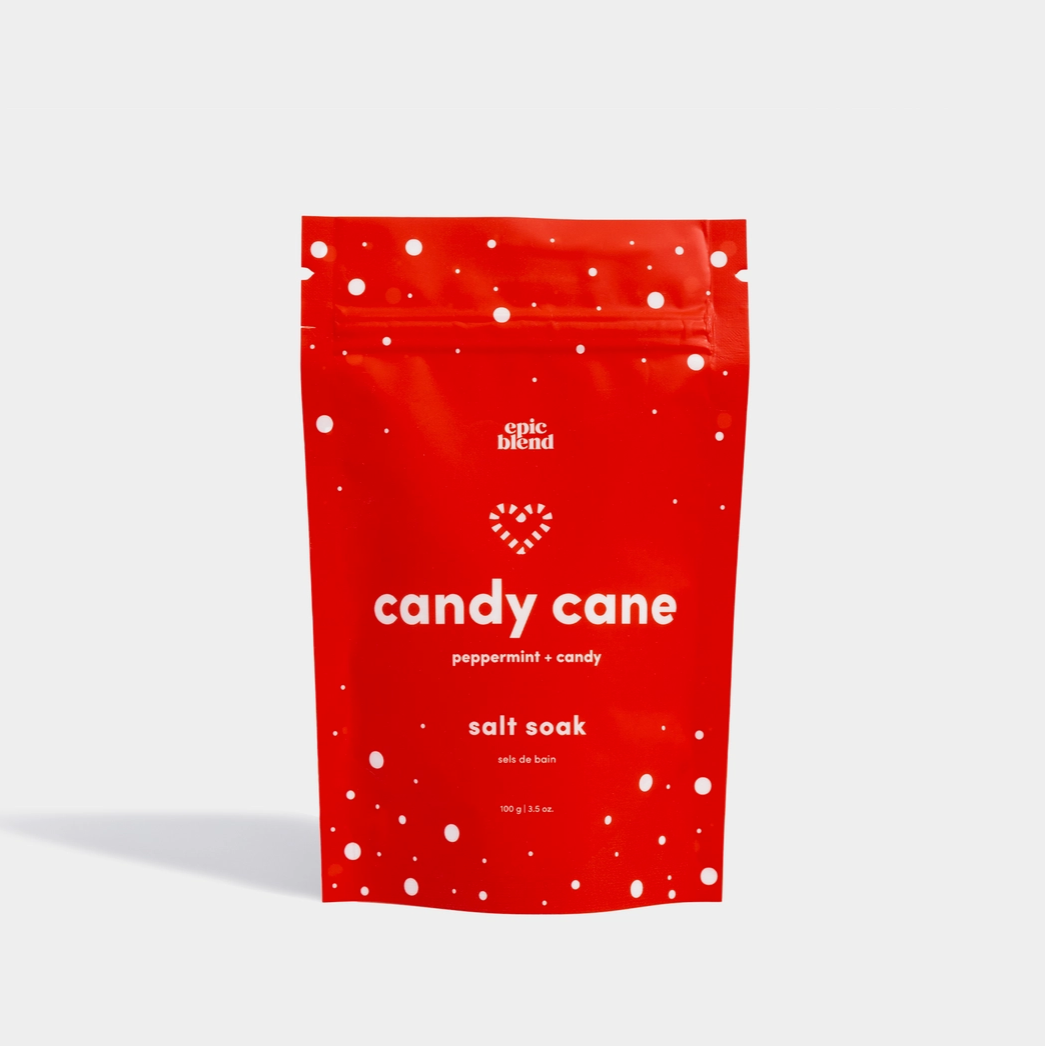 Candy Cane Bath Salt Soak