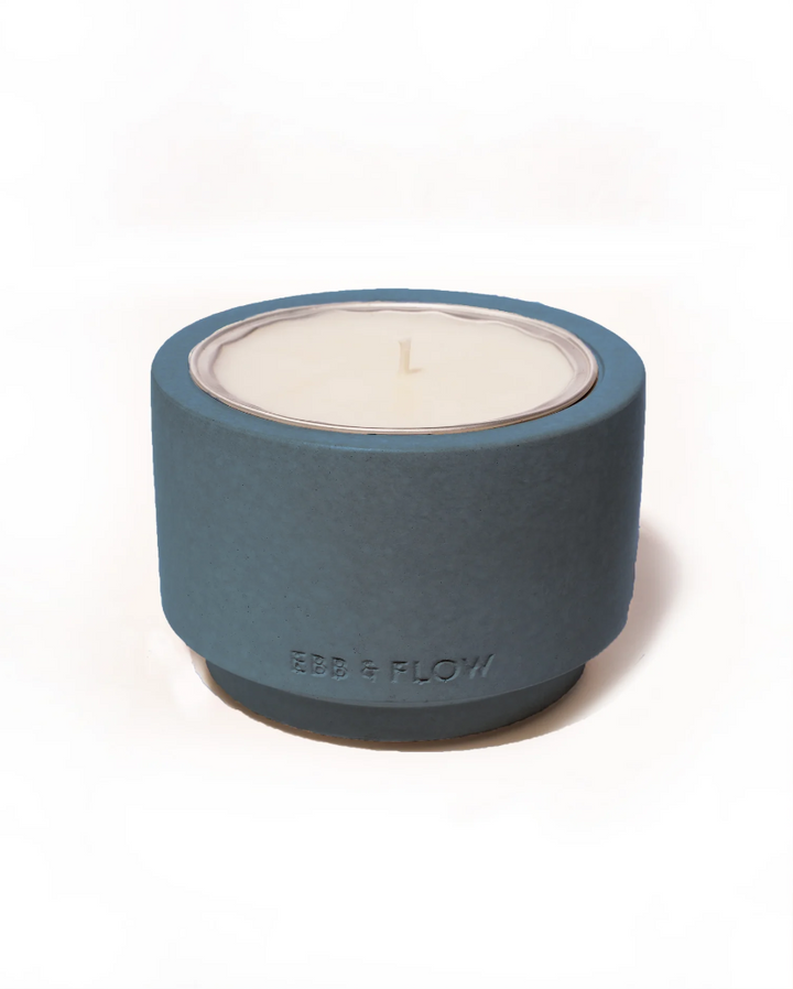 Refillable Concrete Candle Vessel