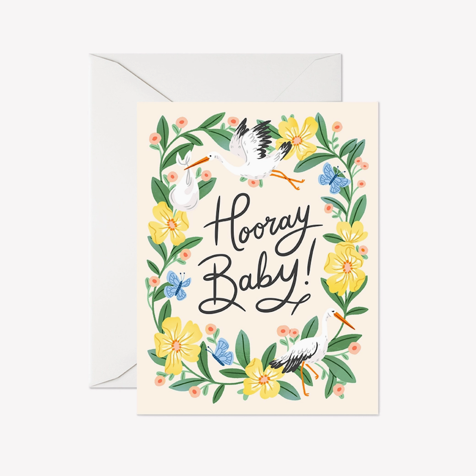 Hooray Baby Card