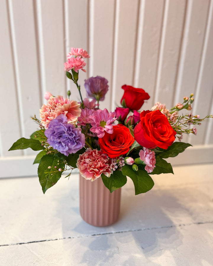 Valentine's Vase Arrangement