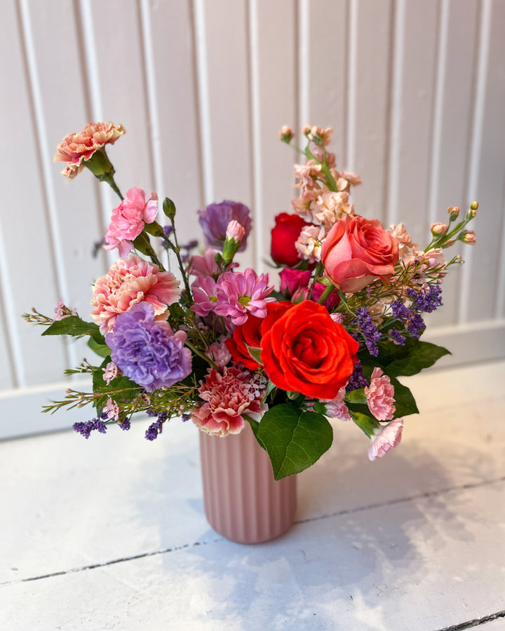 Valentine's Vase Arrangement