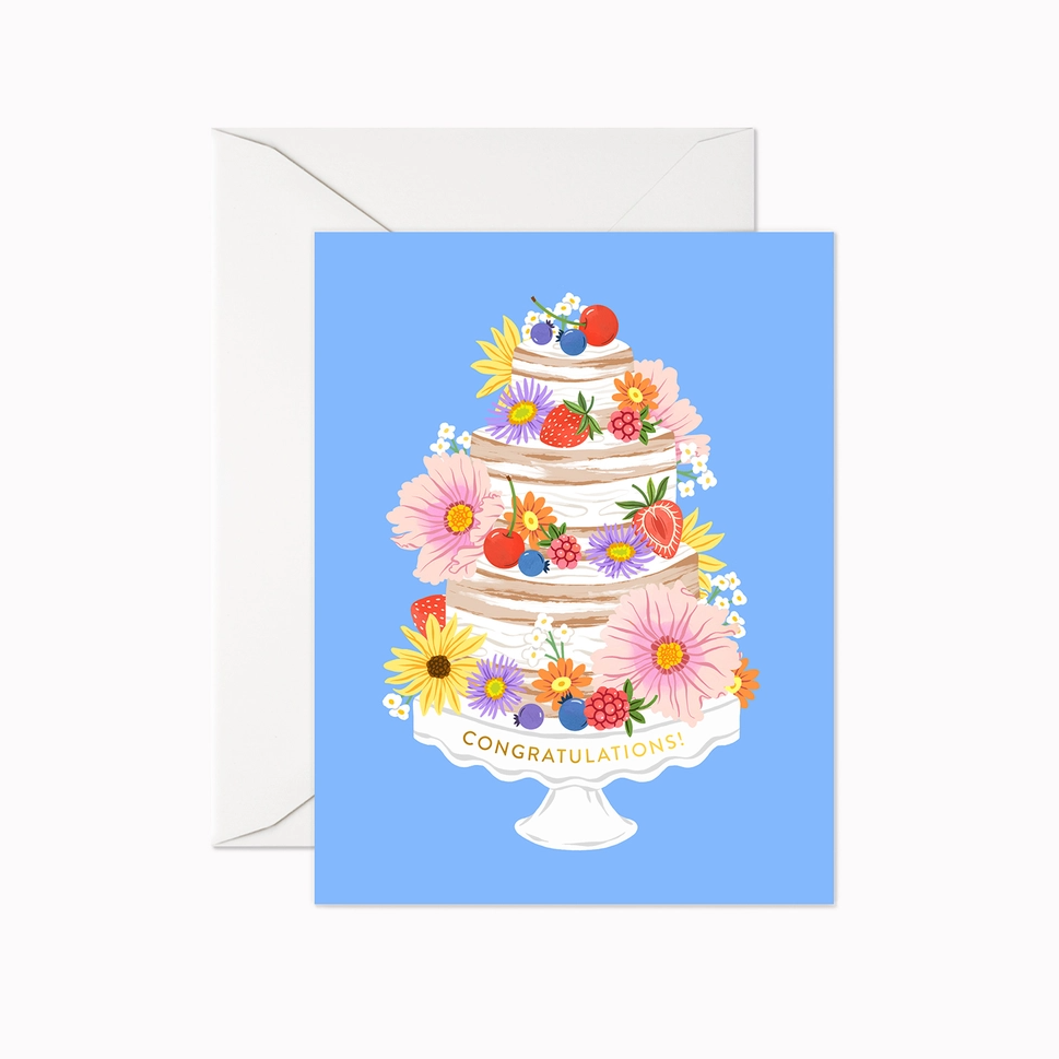 Congratulations Cake Card
