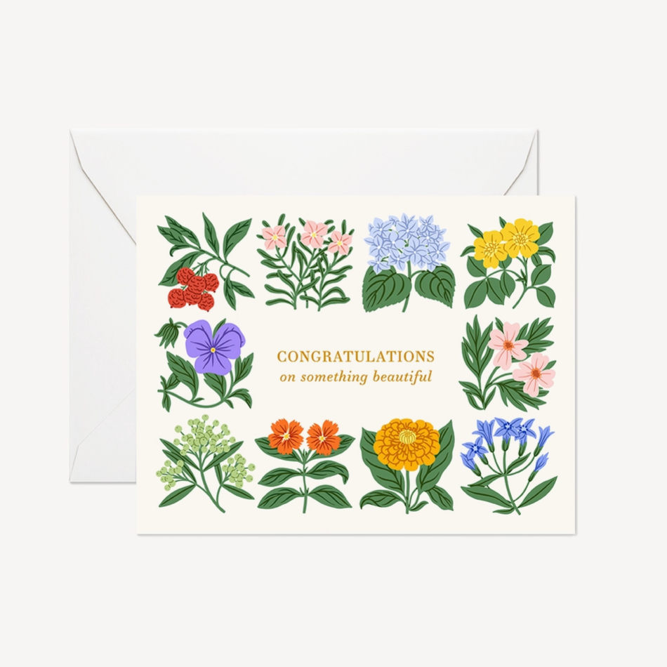 Something Beautiful Congratulations Card