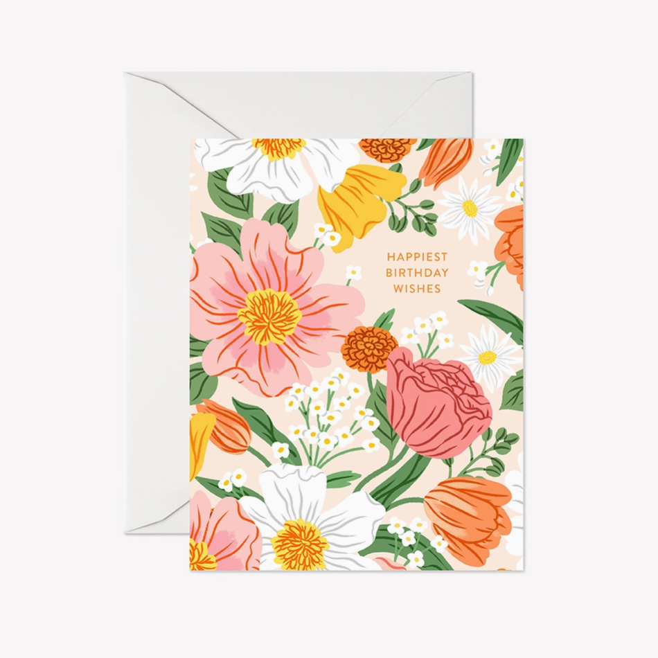 Sunpetal Birthday Wishes Card
