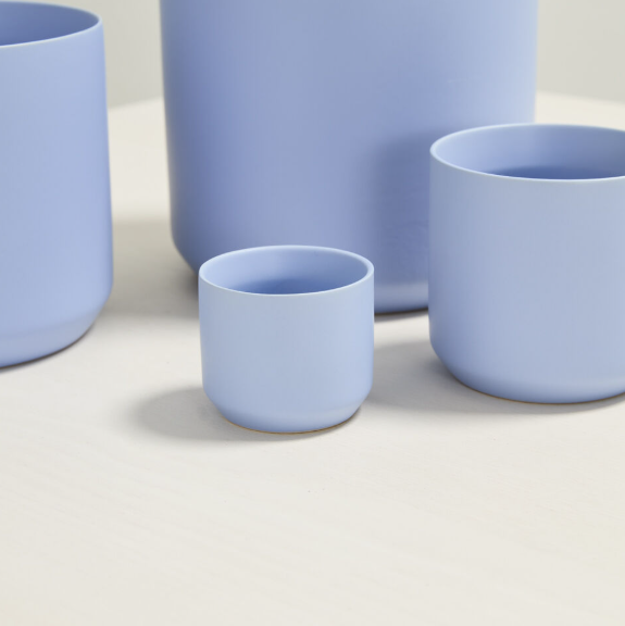 Kendall Pot - Light Blue - 3"