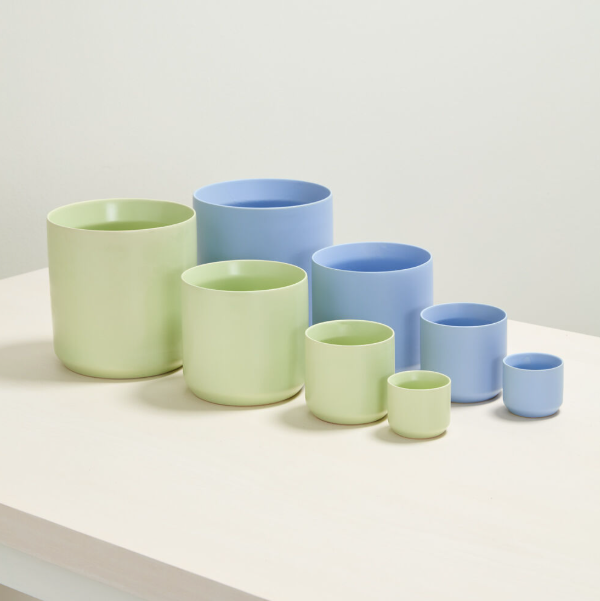 Kendall Pot - Light Blue - 3"