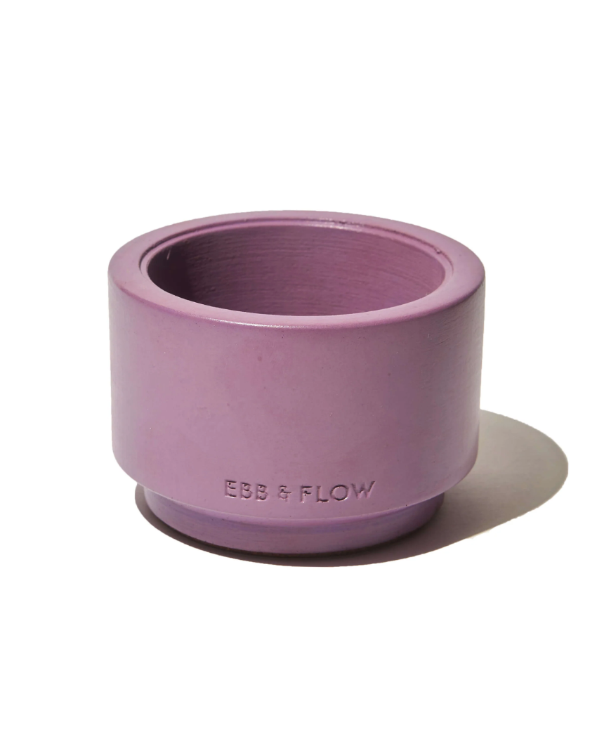 Refillable Concrete Candle Vessel