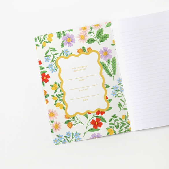 Lovliest Floral Sewn Notebook