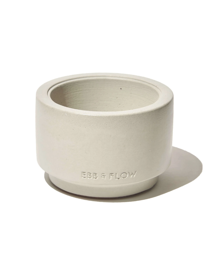 Refillable Concrete Candle Vessel