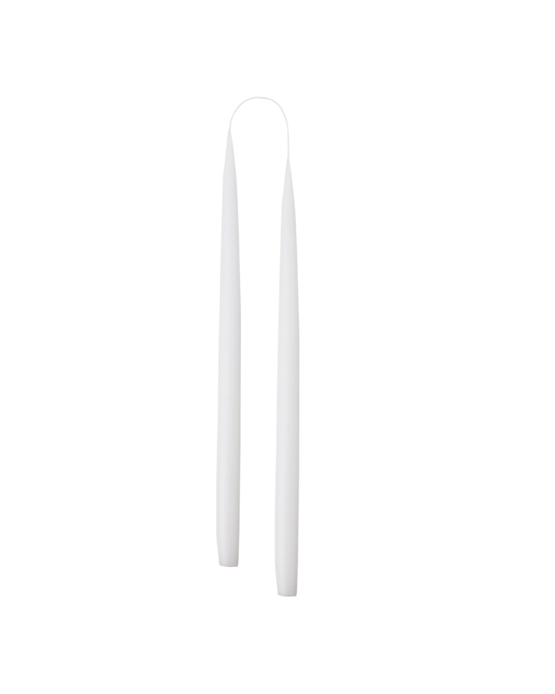 White - Danish Taper Candle