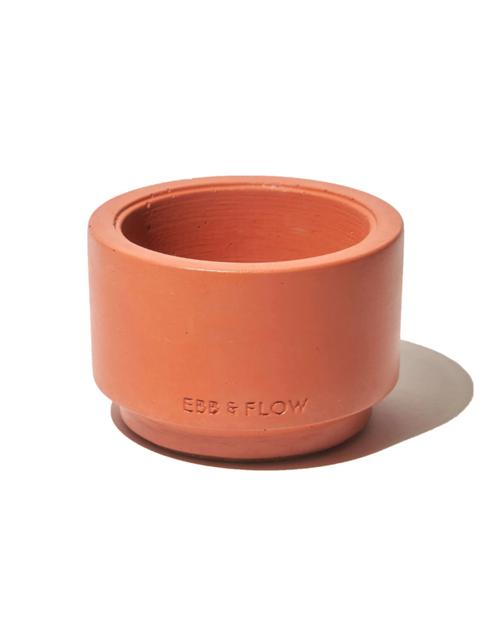 Refillable Concrete Candle Vessel