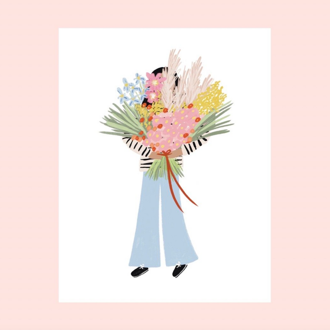 Bouquet Girl Card
