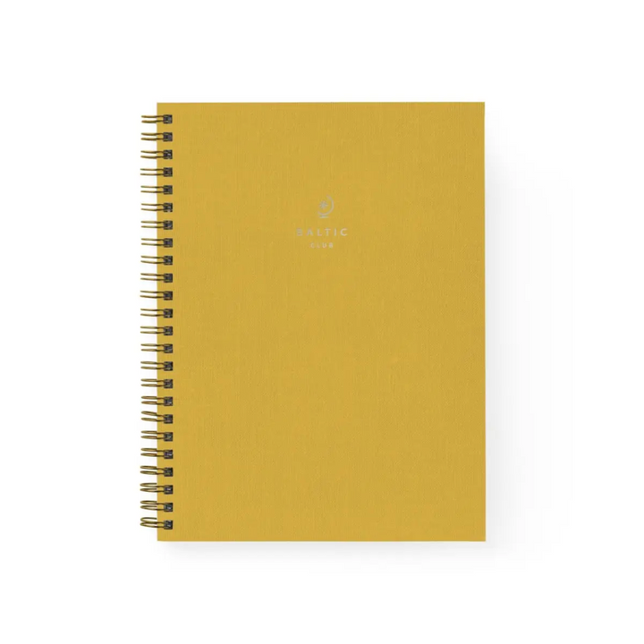 Curry Cloth Spiral Notebook